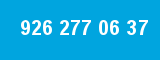 926 277 06 37 926 277 06 37